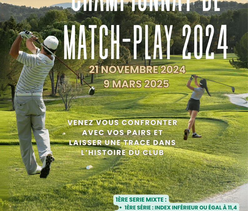 Championnat de Match Play 2024 2025