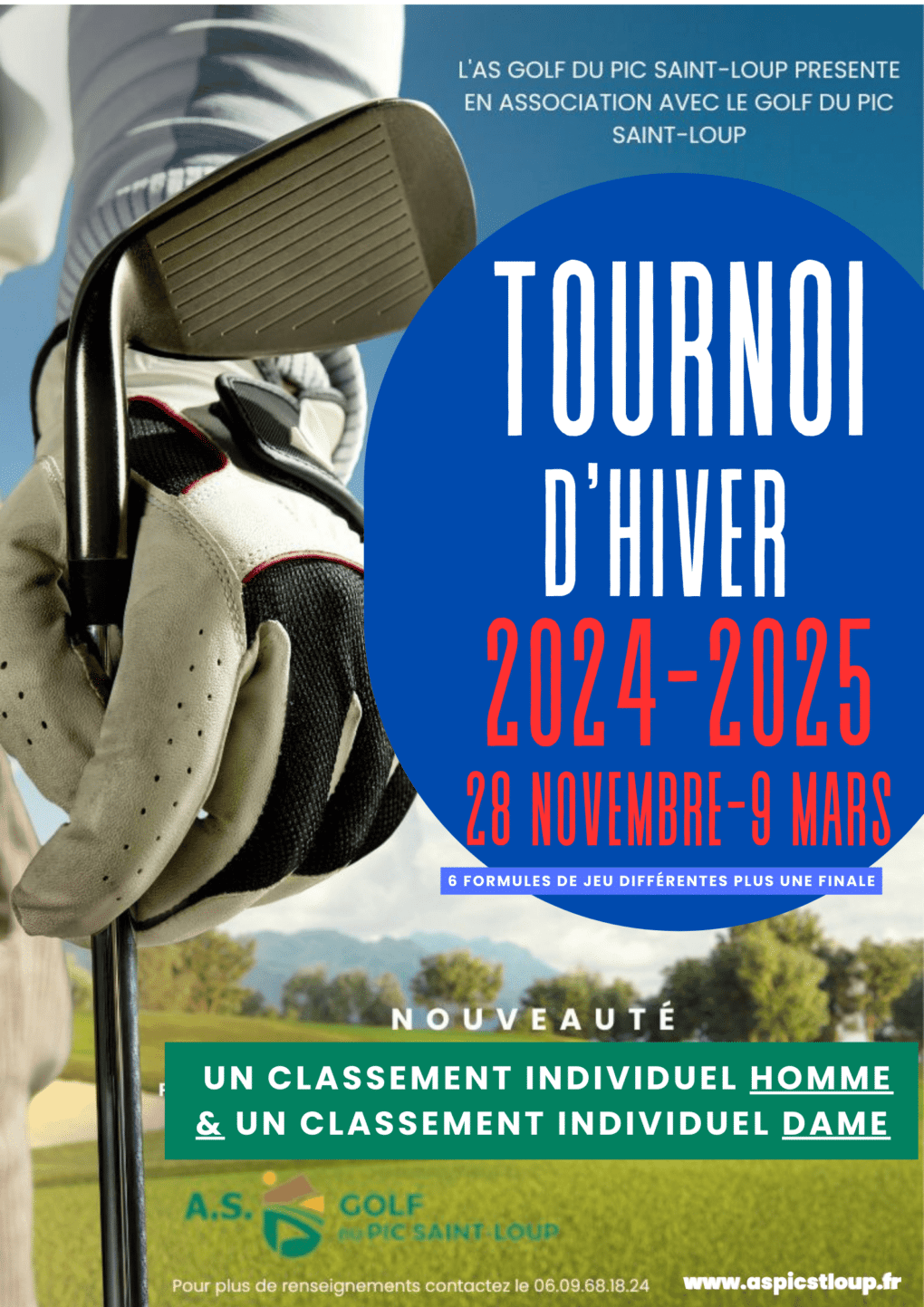 CLASSEMENT TOURNOI HIVER après 3ème Tour