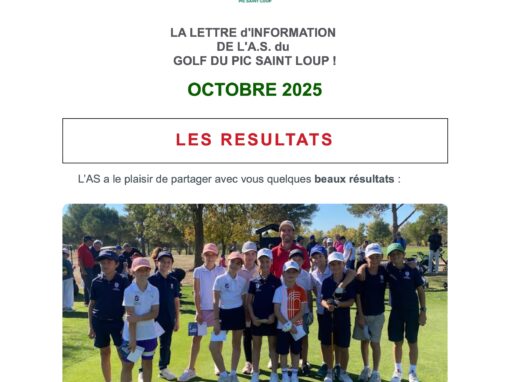 Lettre du mois d&rsquo;octobre 2025